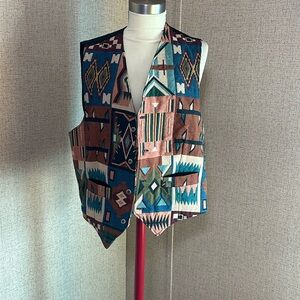 Vest by Native American tradition